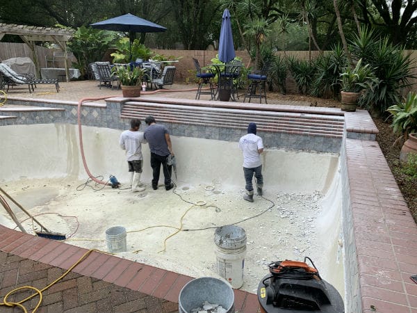 concrete pool repair near me Sugar Land, TX