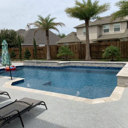 Pool renovation League City, TX