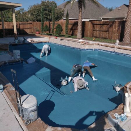 plaster pool resurfacing Houston, TX