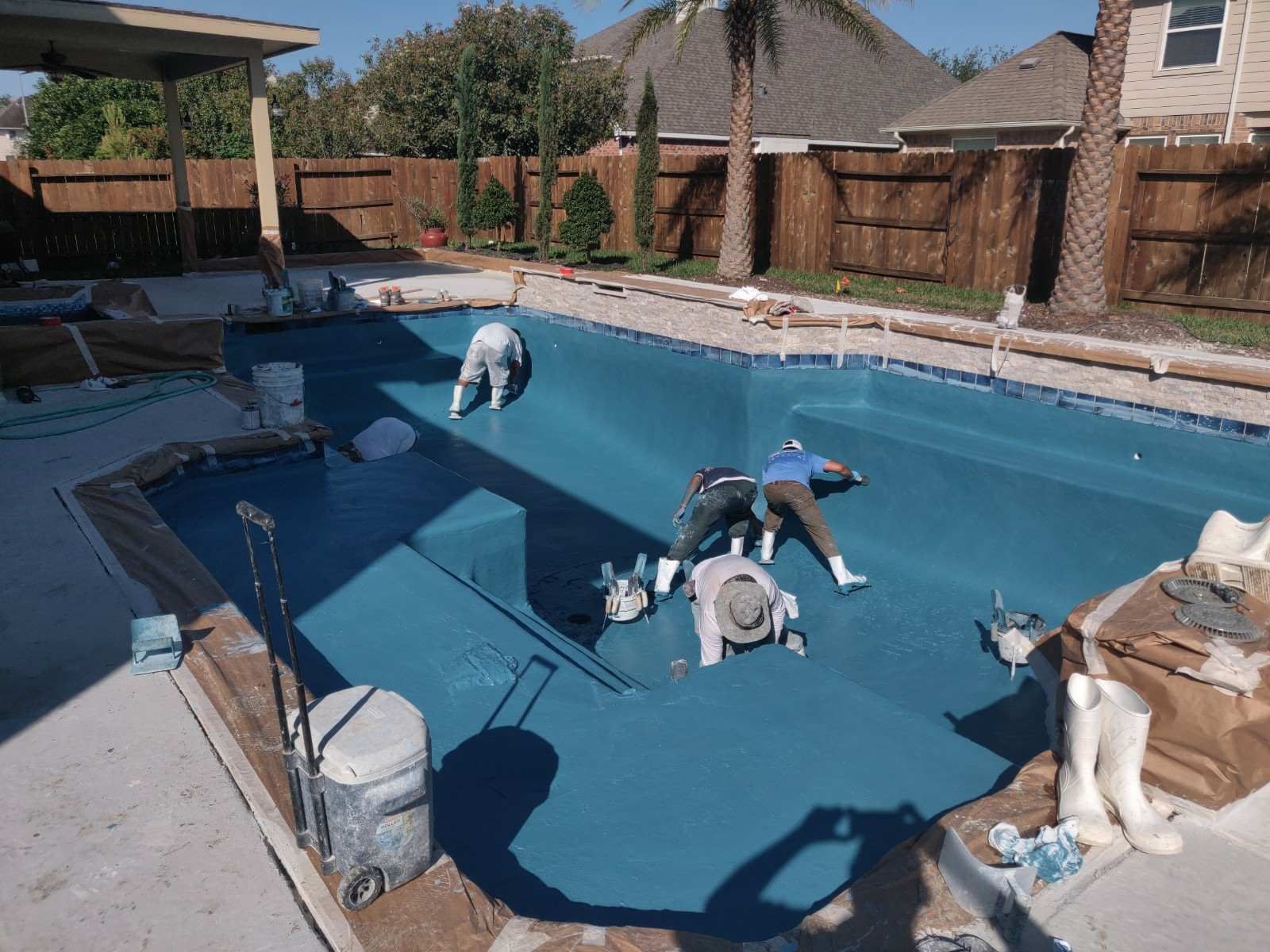 inground pool remodel Jersey Village, TX