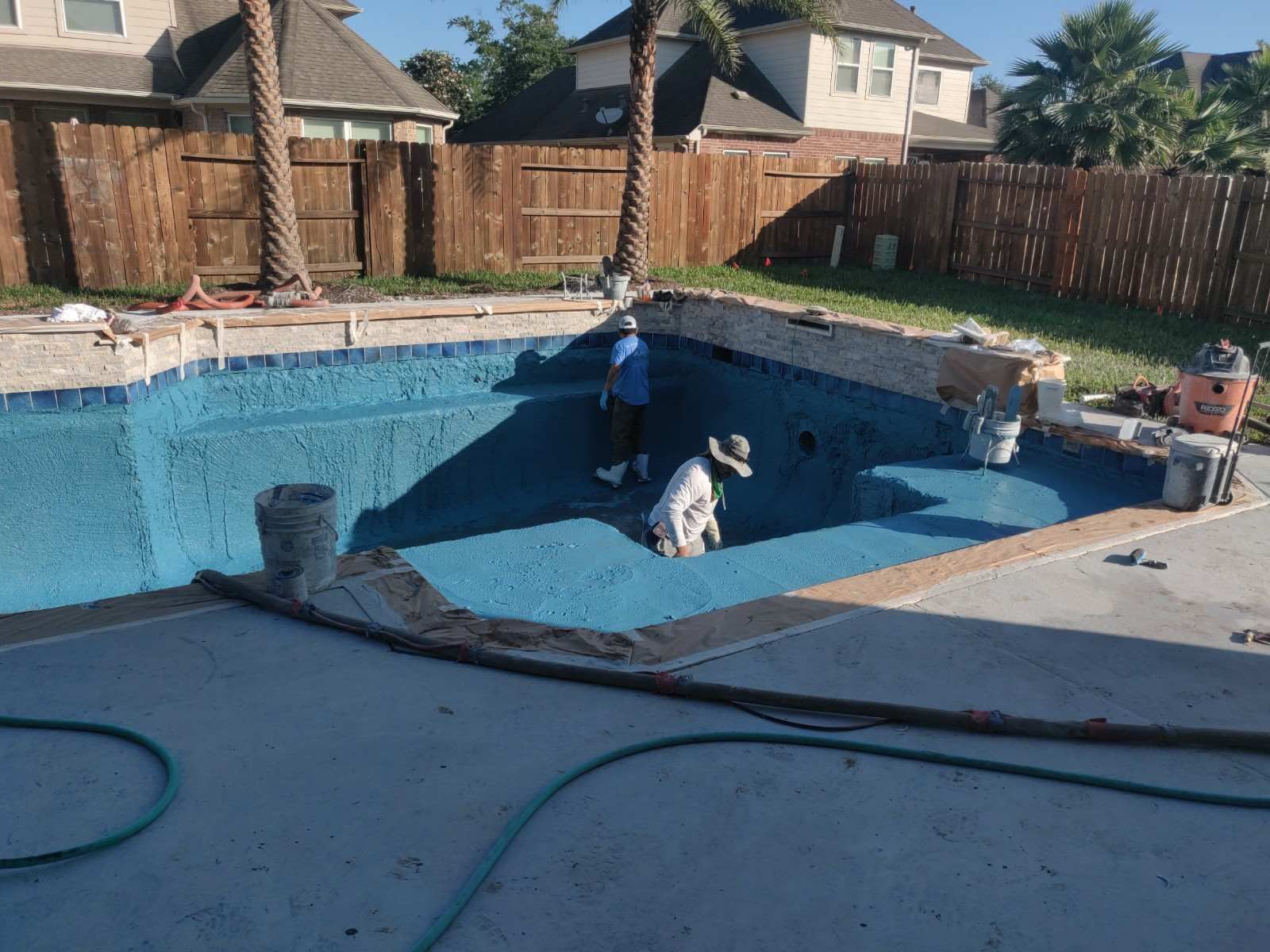 inground pool remodel Kingwood, TX