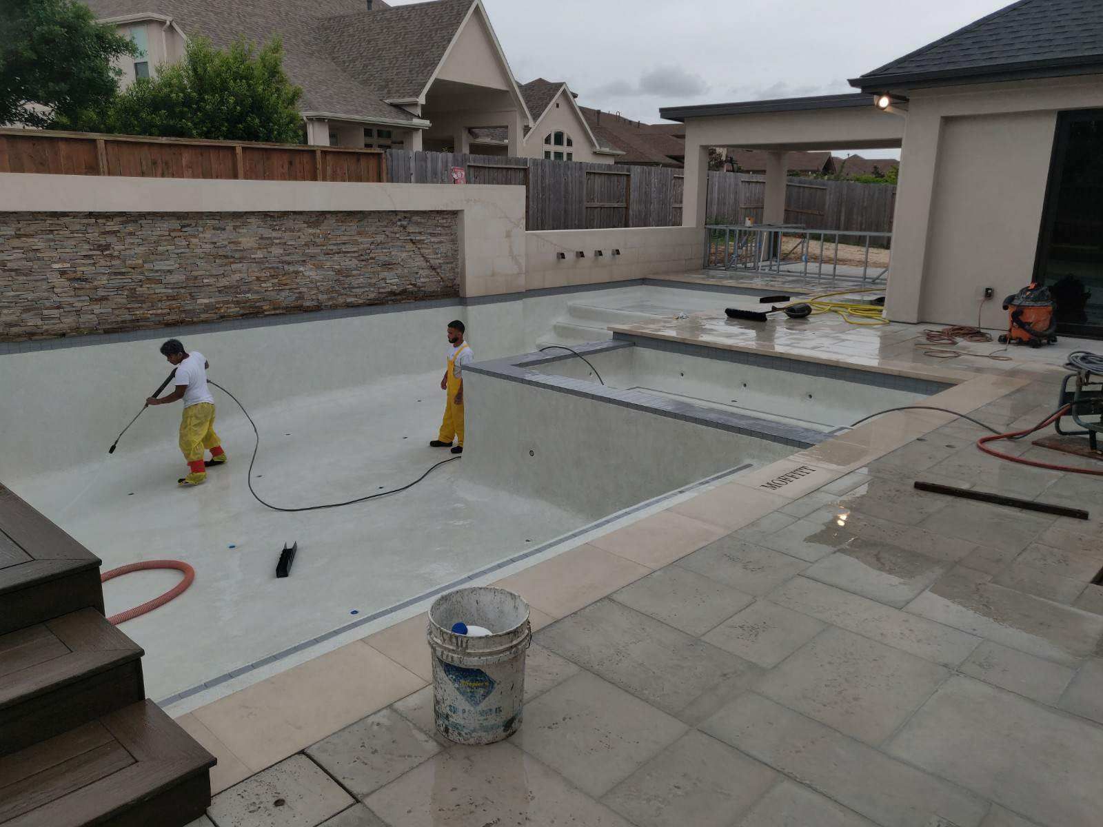 swimming pool plaster repair Sugar Land, TX
