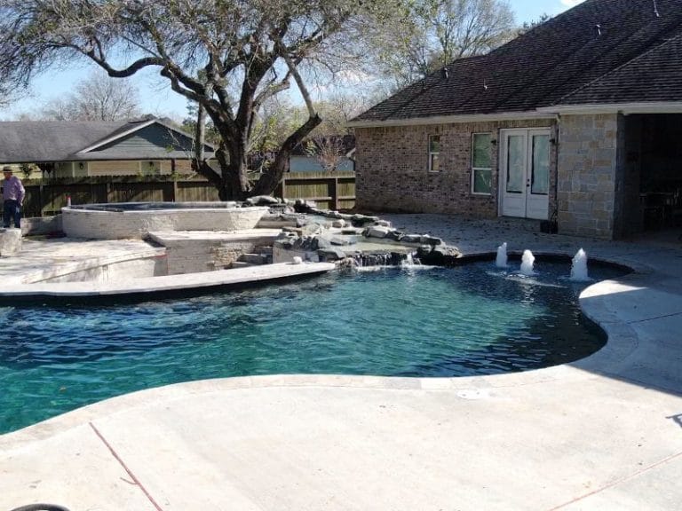Backyard Pool Remodel League City, TX – Elite Custom Designs