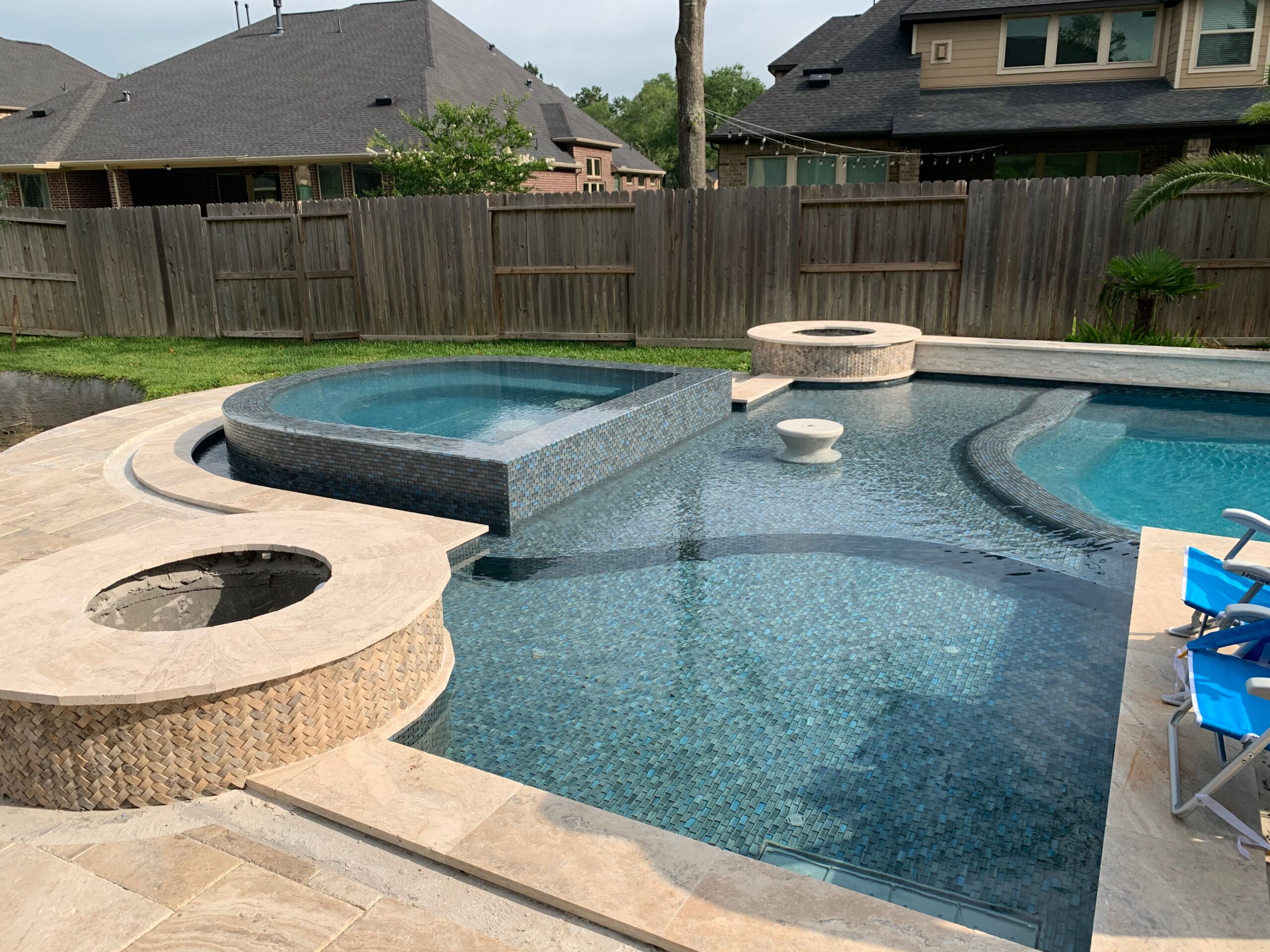 Swimming pool renovation The Woodlands, TX