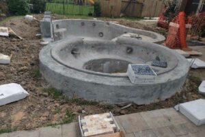 Swimming pool renovation The Woodlands, TX