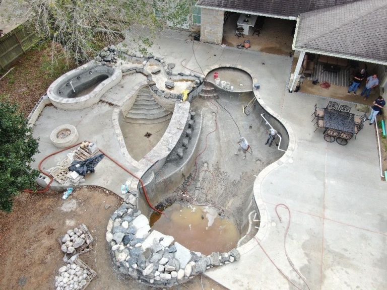 gunite pool plaster