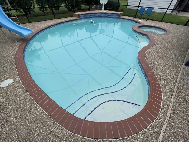 Pool Reconstruction The Woodlands, TX with custom water features